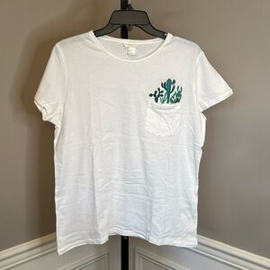 H&M embroidered pocket cactus T-shirt size large